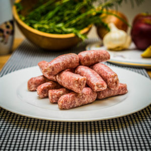 Organic rare breed Pork Chipolatas (25.12)