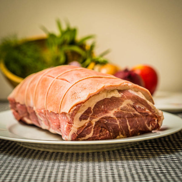 Organic rare breed Rolled Shoulder of Pork (25.12)