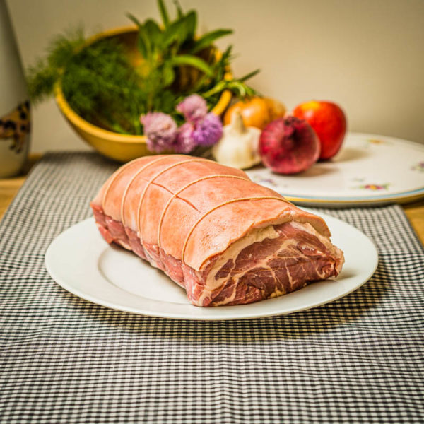 Organic rare breed Rolled Shoulder of Pork (25.12)