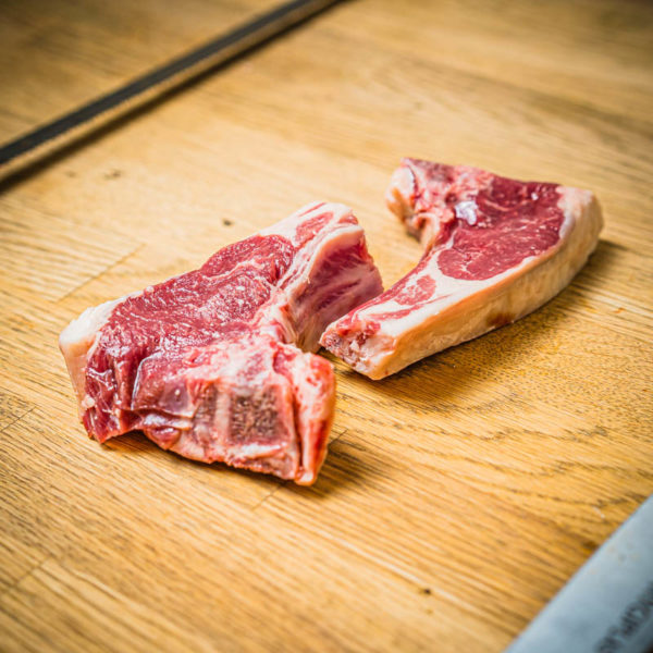 Organic home bred Single Loin Lamb Chops