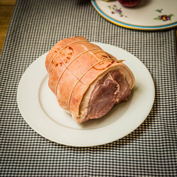 Organic rare breed Rolled Leg of Pork (25.12