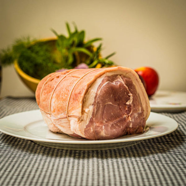 Organic rare breed Rolled Leg of Pork (25.12